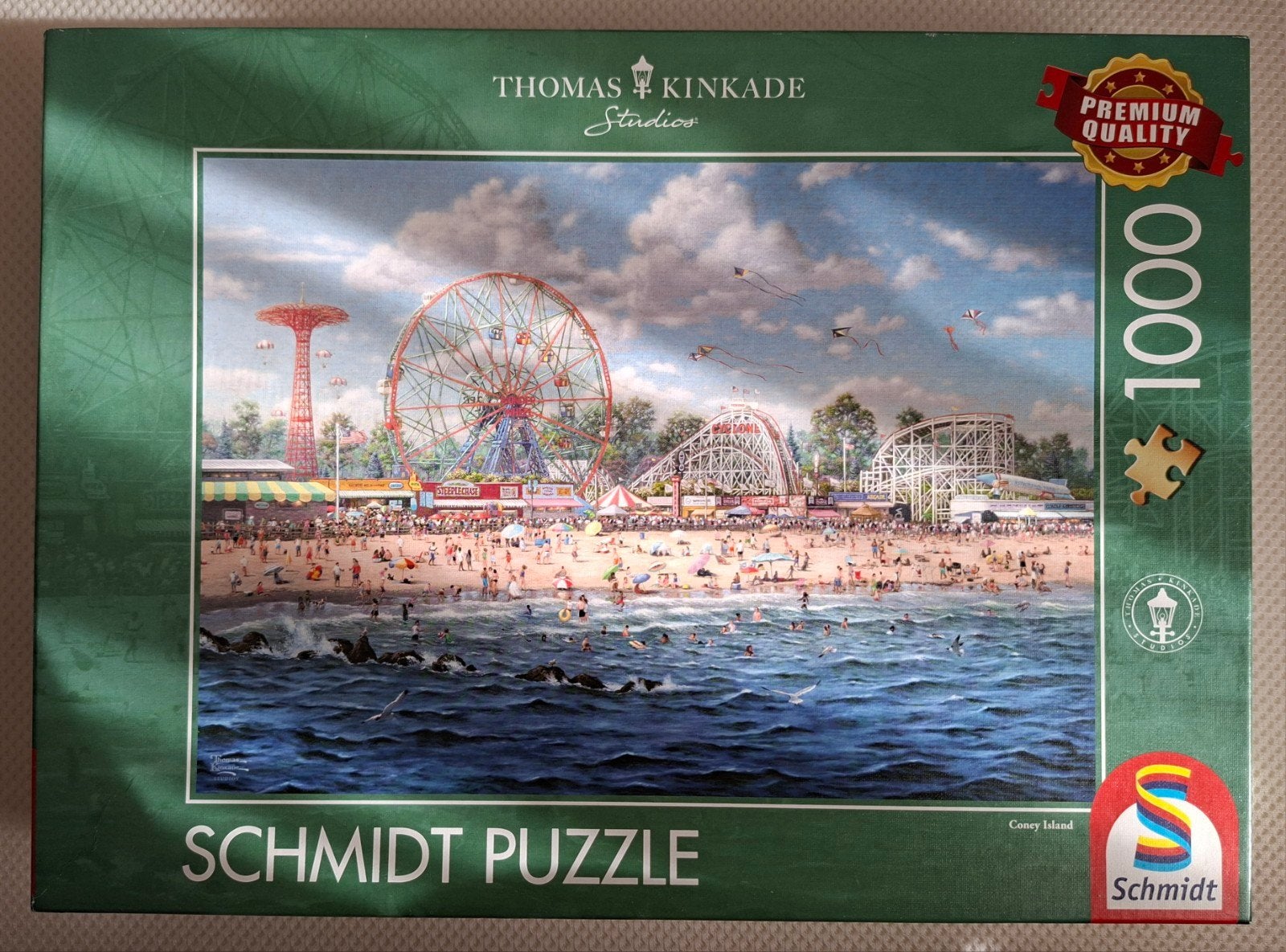 Schmidt Puzzel Thomas Kinkade Coney Island 1000 stukj, Ophalen of Verzenden
