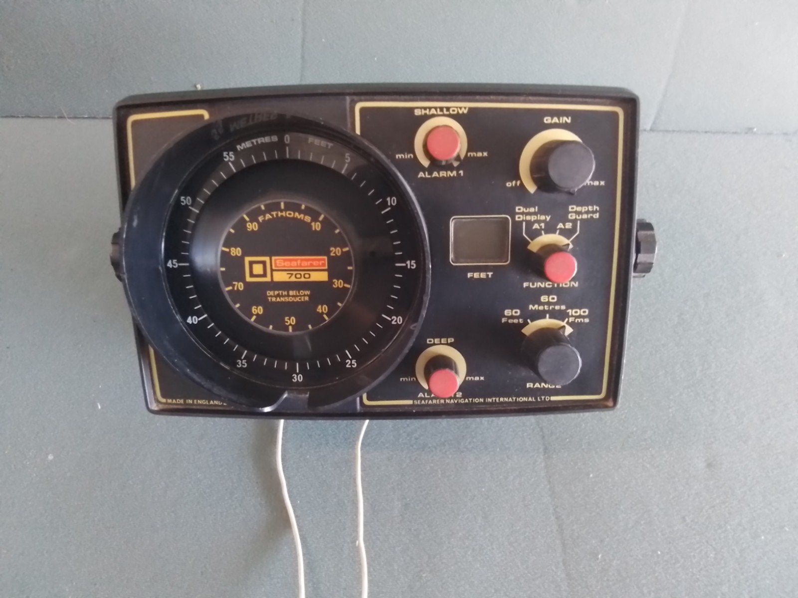 Seafarer 700 Dieptemeter - Vintage Maritieme Elektronica, Ophalen of Verzenden, Gebruikt, Kaartplotter of Fish Finder