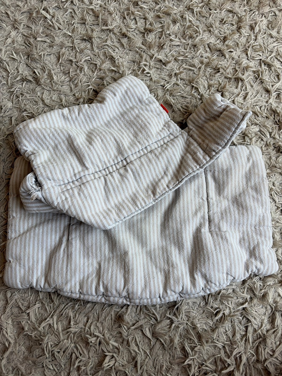 Stokke Tripp Trapp kussenset - gestreept, Ophalen of Verzenden, Gebruikt, Meegroeistoel, Stoelverkleiner