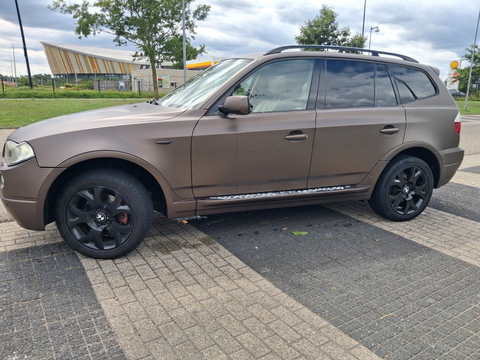 BMW X3 3.0D 160KW 2009 mat goudbruin, Automaat, Beige, 2993 cc, Bruin