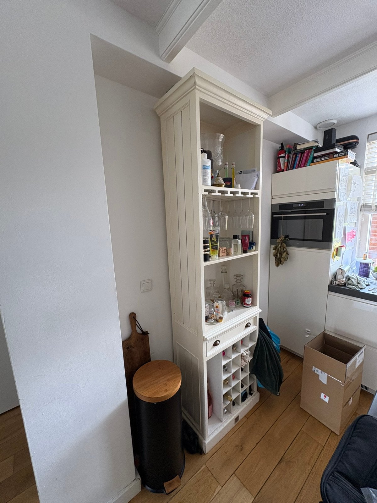Riviera maison wijnkast zsm ophalen, Ophalen, Gebruikt, 50 tot 100 cm, Landelijk