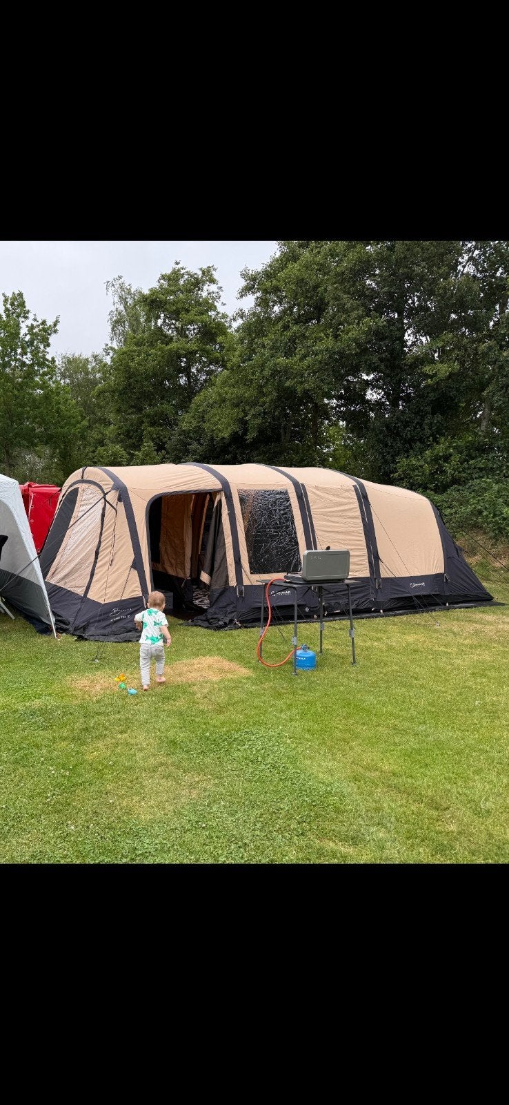 Bardani Airspace 350tc opblaasbare tunneltent, Ophalen, Gebruikt, Tot en met 5
