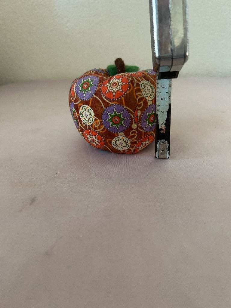 Handgemaakte stoffen decoratie appel speldenkussen, Ophalen of Verzenden