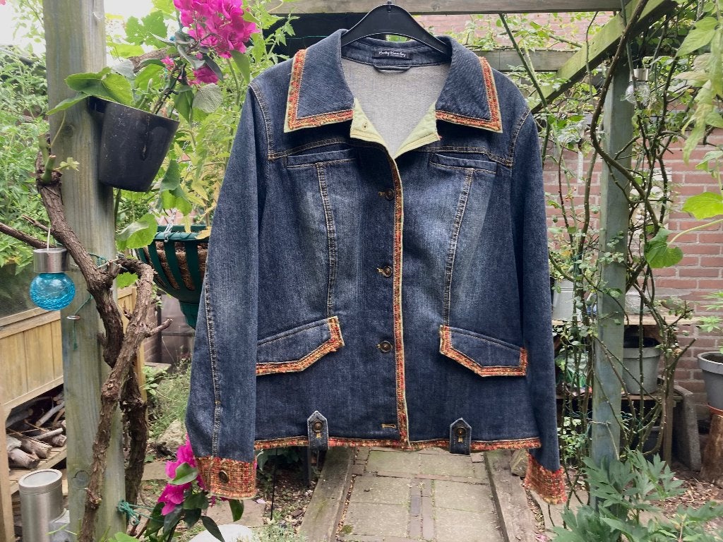 spijkerjasje, Blauw, Maat 42/44 (L), Betty Barclay, Ophalen of Verzenden