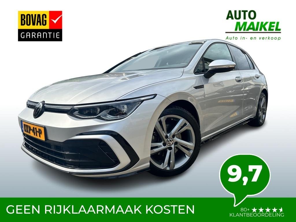 Volkswagen GOLF 1.5 ETSI 2x R-LINE BNS+ DSG AUTOMAAT, Auto's, 4 cilinders, Met garantie (alle), Bedrijf, 1252 kg