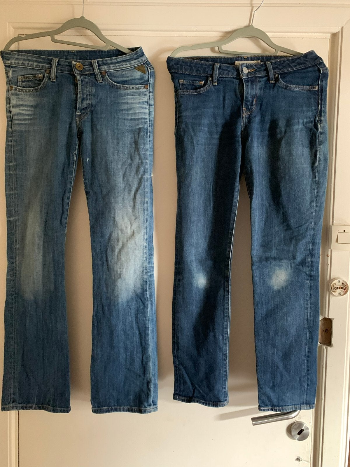 Spijkerbroeken Replay en Levi's - Maat 152, Ophalen of Verzenden, Zo goed als nieuw, Meisje, Broek