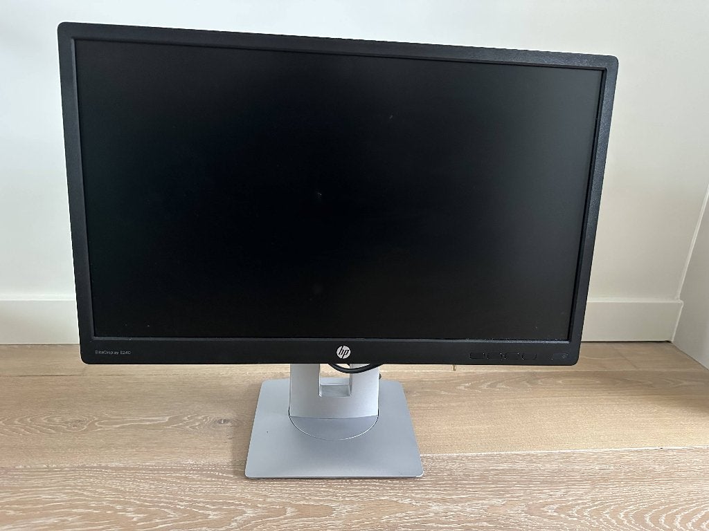 HP EliteDisplay E240 – 24 inch Full HD Monitor (Ergonomisch), Computers en Software, Ophalen, Gebruikt, IPS, DisplayPort