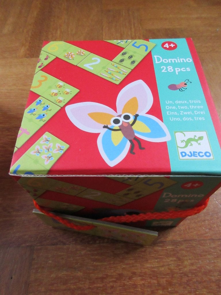 2 x Djeco : domino + Lotto dieren, Ophalen of Verzenden, Gebruikt, Puzzelen