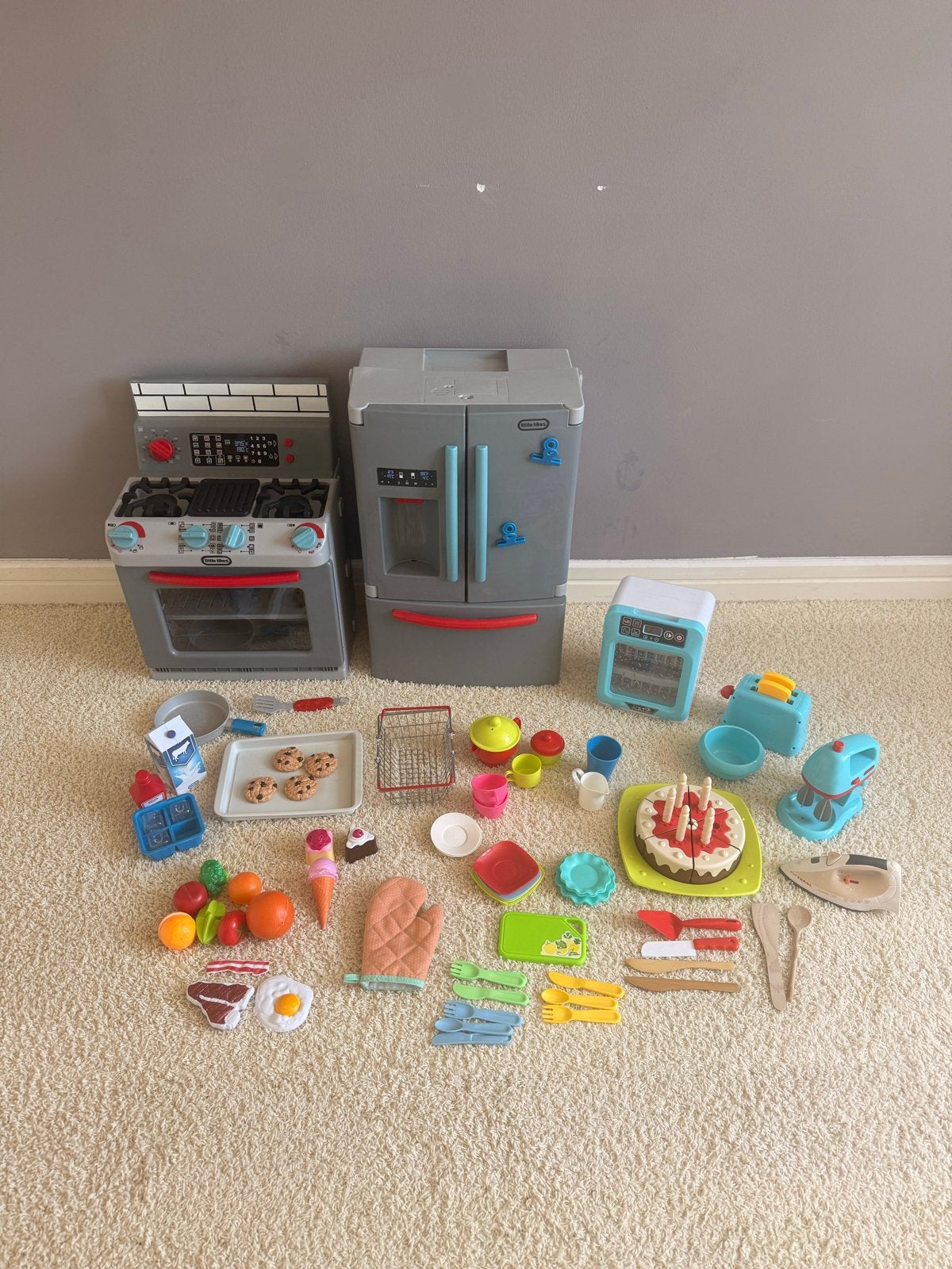 Grote speelkeuken set met Little Tikes apparaten, Kinderen en Baby's, Ophalen, Gebruikt, Met licht