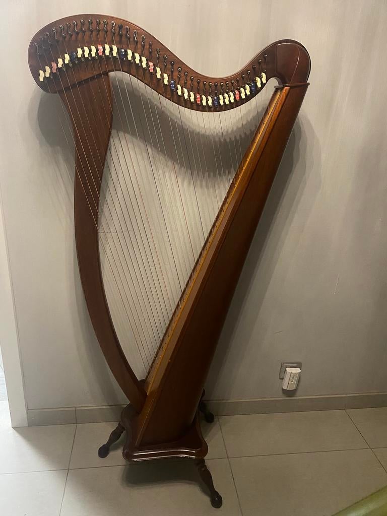Camac harp te huur met 36 snaren, Ophalen, Zo goed als nieuw