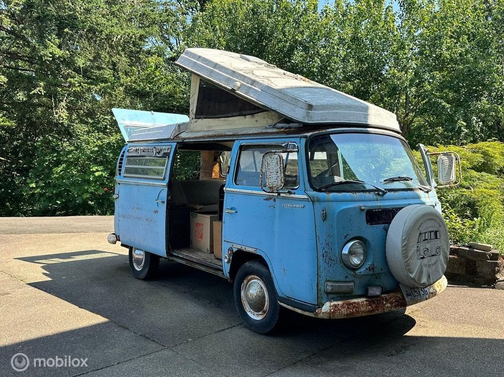 Volkswagen T2a Hefdakcamper, Auto's, Achterwielaandrijving, Overige carrosserieën, Bedrijf, Handgeschakeld