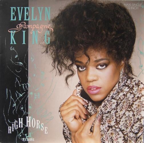 Evelyn »Champagne« King  High Horse (US Remix) maxi single, Ophalen of Verzenden, Zo goed als nieuw, 12 inch