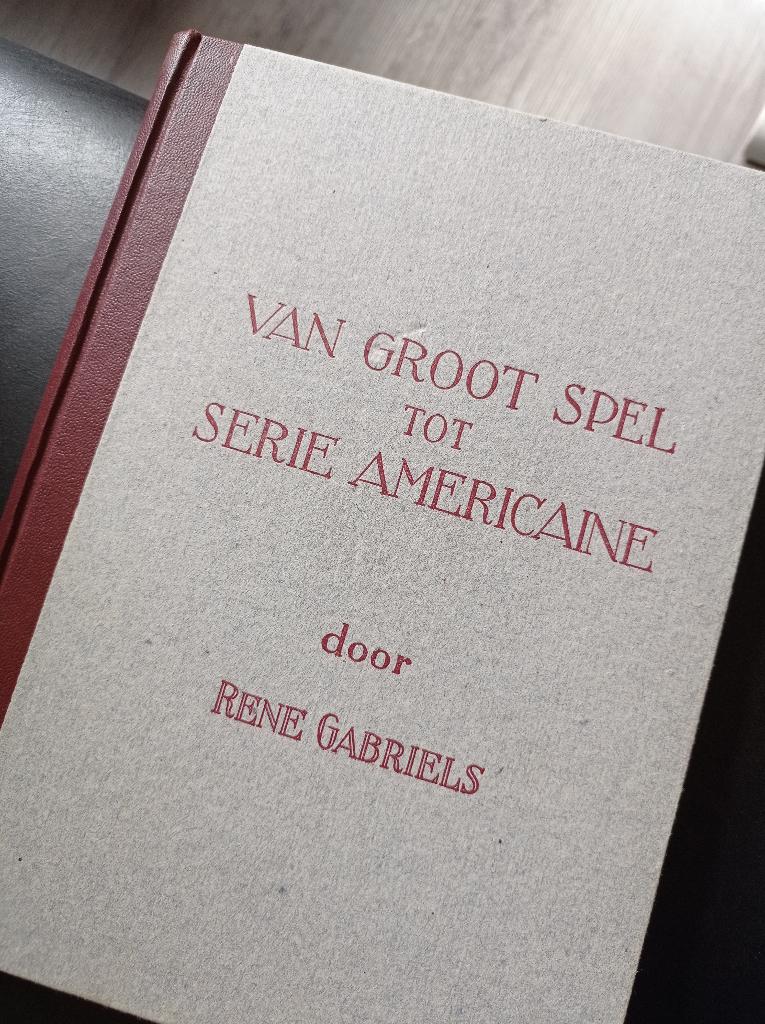 Boek over biljarten, Van groot spel tot serie Américaine, Ophalen, Zo goed als nieuw, Overige sporten, René Gabriels
