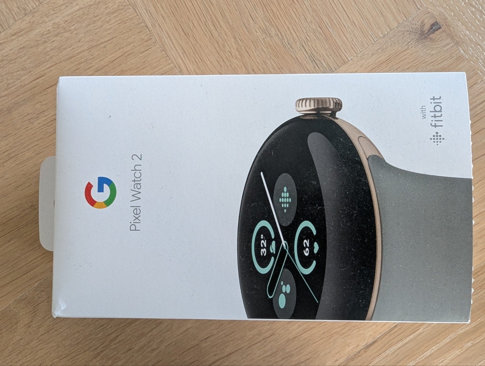 Google Pixel Watch 2 met Fitbit, GPS, Ophalen of Verzenden, Waterdicht, Grijs