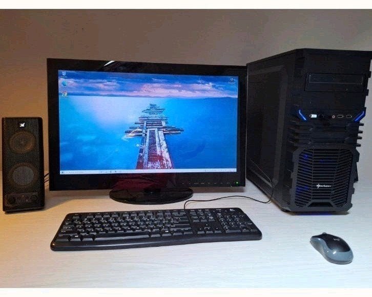 MSI Gaming-pc GTX 1050 Ti Complete Set met Monitor, Gebruikt, 8 GB, Gaming, HDD