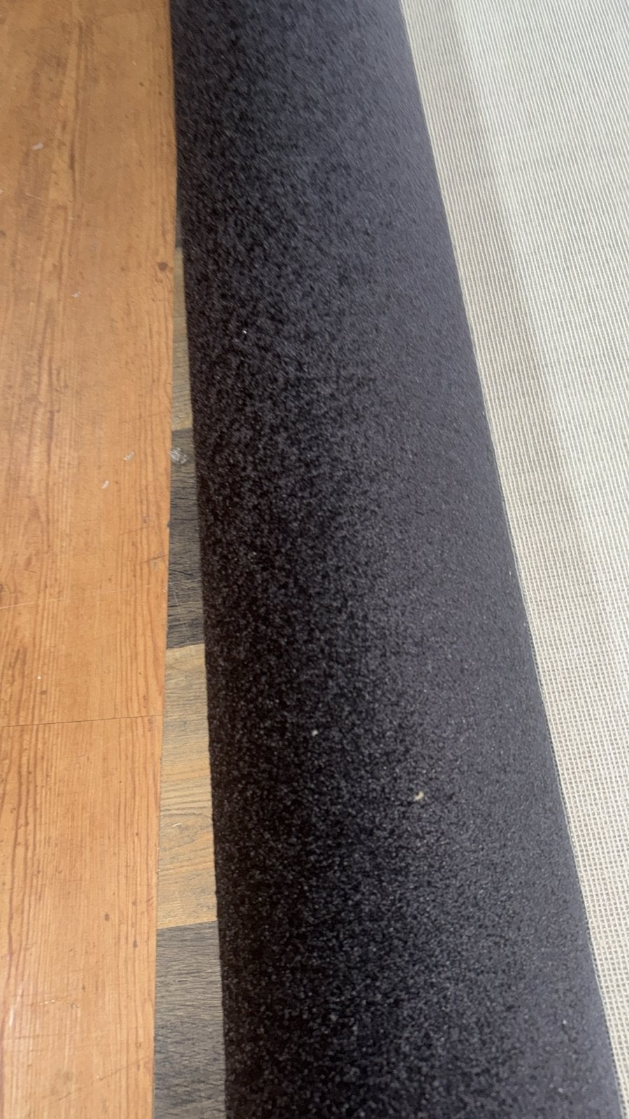 Nieuw Zwart Polyamide Tapijt 8,10x4m - Op=Op Actie!, Ophalen, Zwart, Nieuw, 200 cm of meer