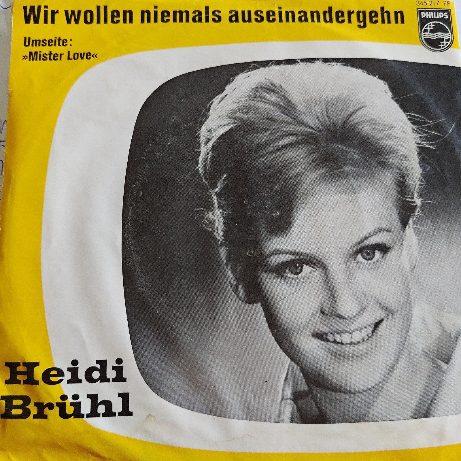 Heidi Brühl - Wir wollen niemals auseinandergehn (Single), Gebruikt, 7 inch, EP, Schlager