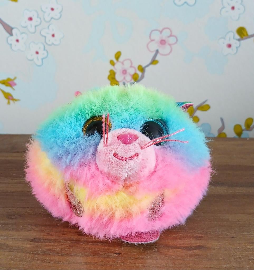 Ty knuffel muis regenboogkleuren - uit rookvrij huis, Kinderen en Baby's, Speelgoed | Knuffels en Pluche, Muis, Gebruikt, Ophalen of Verzenden
