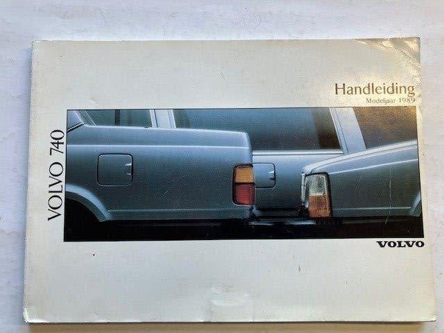 Handleiding Volvo 740 Modeljaar 1989    NL, Ophalen of Verzenden
