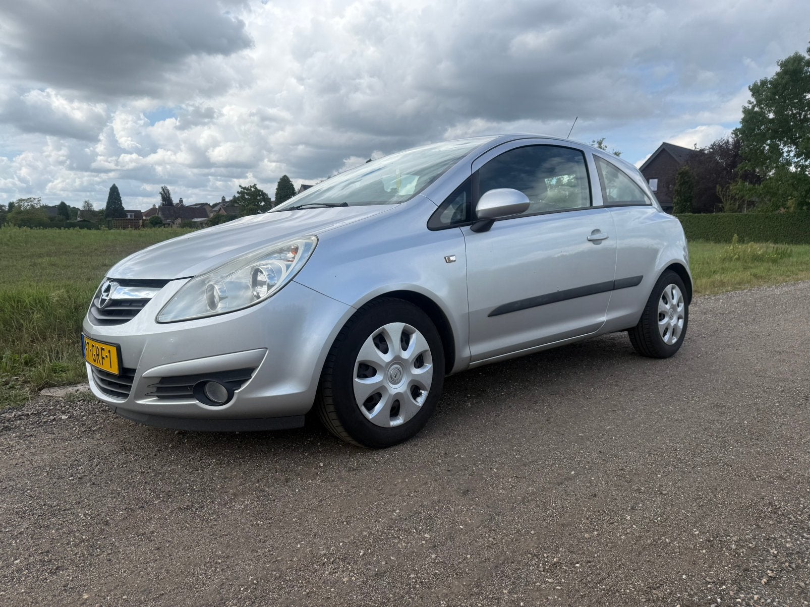 Opel Corsa 1.2 16V 3D WR 2008 Grijs, Auto's, Voorwielaandrijving, 40 €/maand, Zwart, 1229 cc