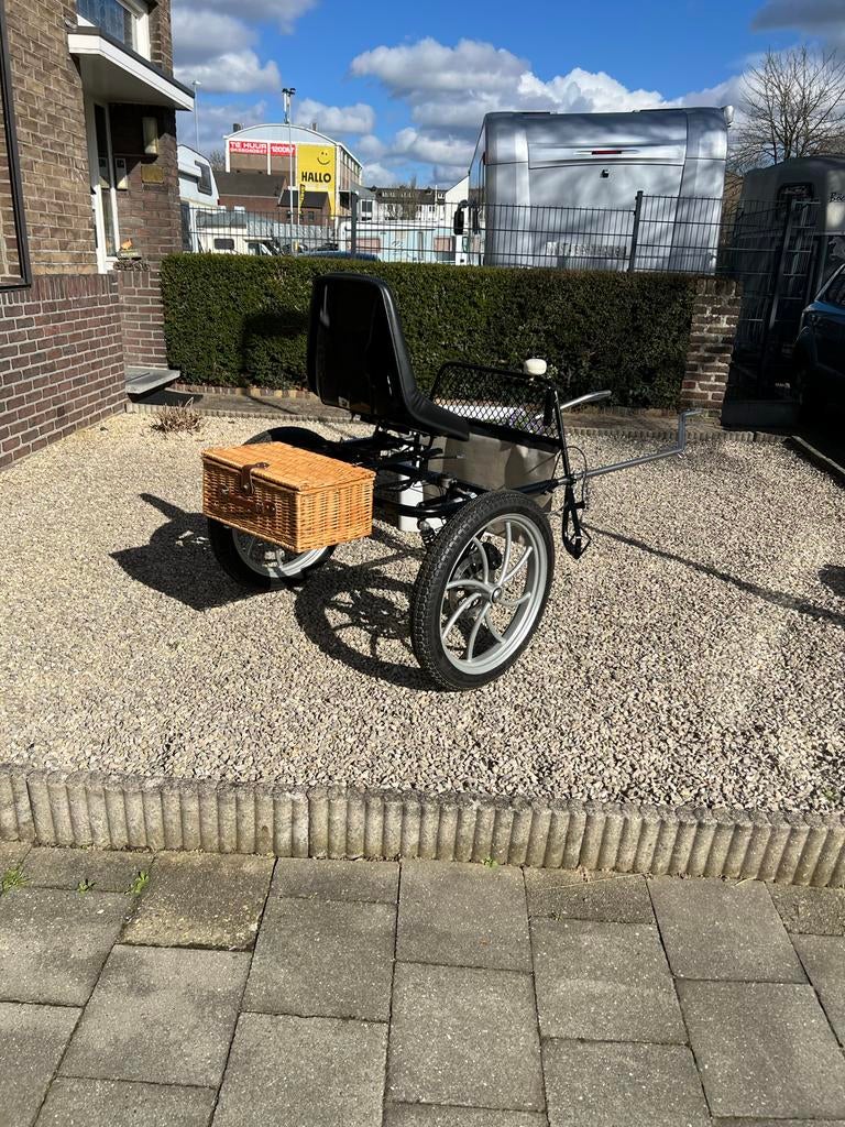 Te k. H.C.A. Pony-Sulky, Dieren en Toebehoren, Rijtuigen en Koetsen, Marathonwagen, Pony