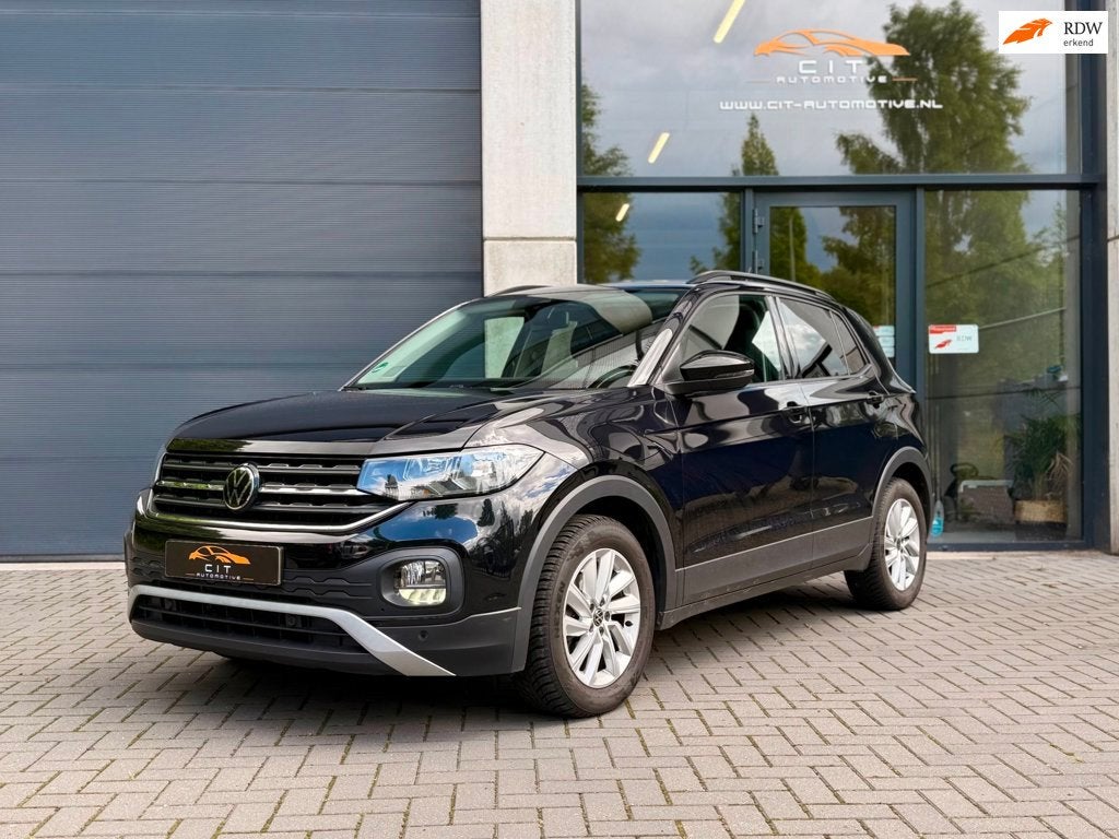 Volkswagen T-CROSS 1.0 TSI Life | Carplay | Cruise control |, Auto's, Gebruikt, Zwart, Bedrijf, 3 cilinders