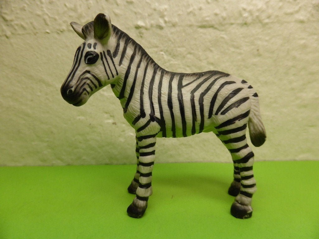 Schleich 14146 zebra veulen, dierfiguur (1998-2008), Verzenden, Gebruikt, Overige soorten, Beeldje of Figuurtje