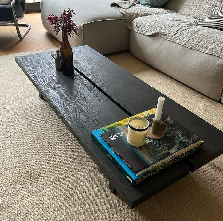 WOOOD Salon tafel Lion - 140x60 cm (mdf), Ophalen, 100 tot 150 cm, Nieuw, 50 tot 100 cm