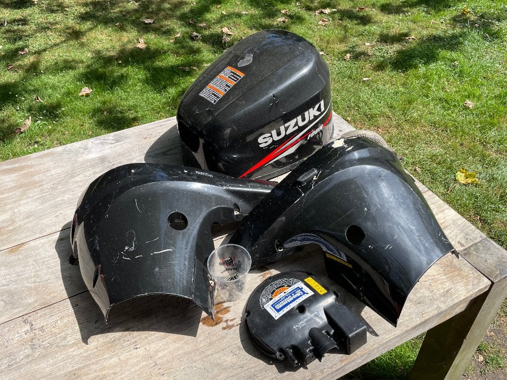 Suzuki DF25 DF30 25 30 pk 4 takt buitenboordmotor onderdelen, Ophalen of Verzenden, Gebruikt, Motor en Techniek