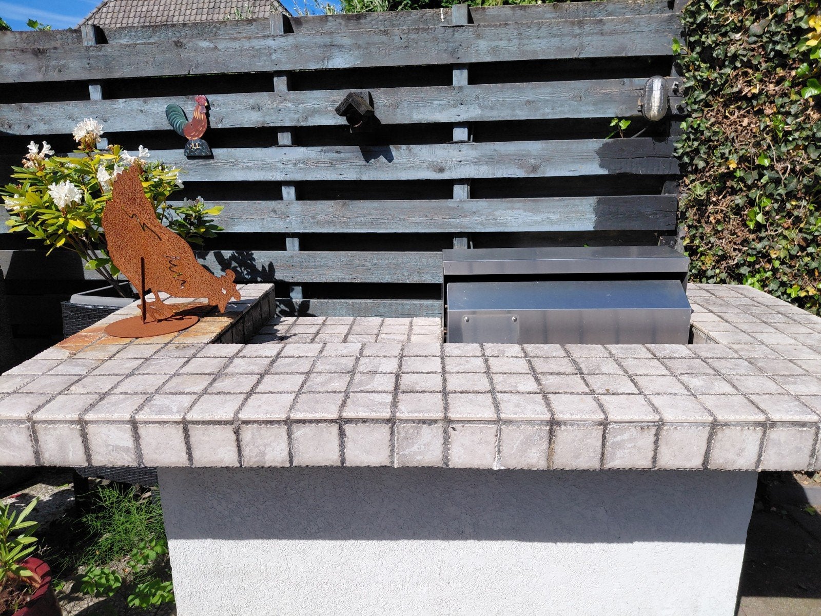 Buitenkeuken met gasbarbecue, Tuin en Terras, Ophalen, Gebruikt, Gas, Inbouw
