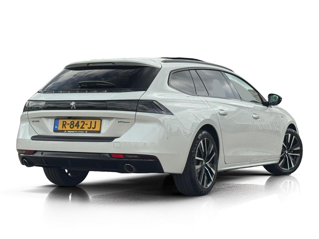 Peugeot 508 SW 1.6 HYbrid PHEV GT Pack ✅ Pano ✅ Nappa Le, 745 kg, Gebruikt, 4 cilinders, Adaptive Cruise Control