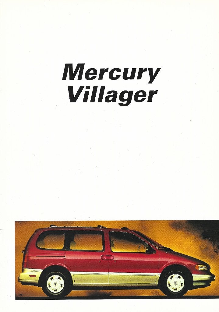 Brochure Mercury Villager 1993, Ophalen of Verzenden, Gelezen, Overige merken