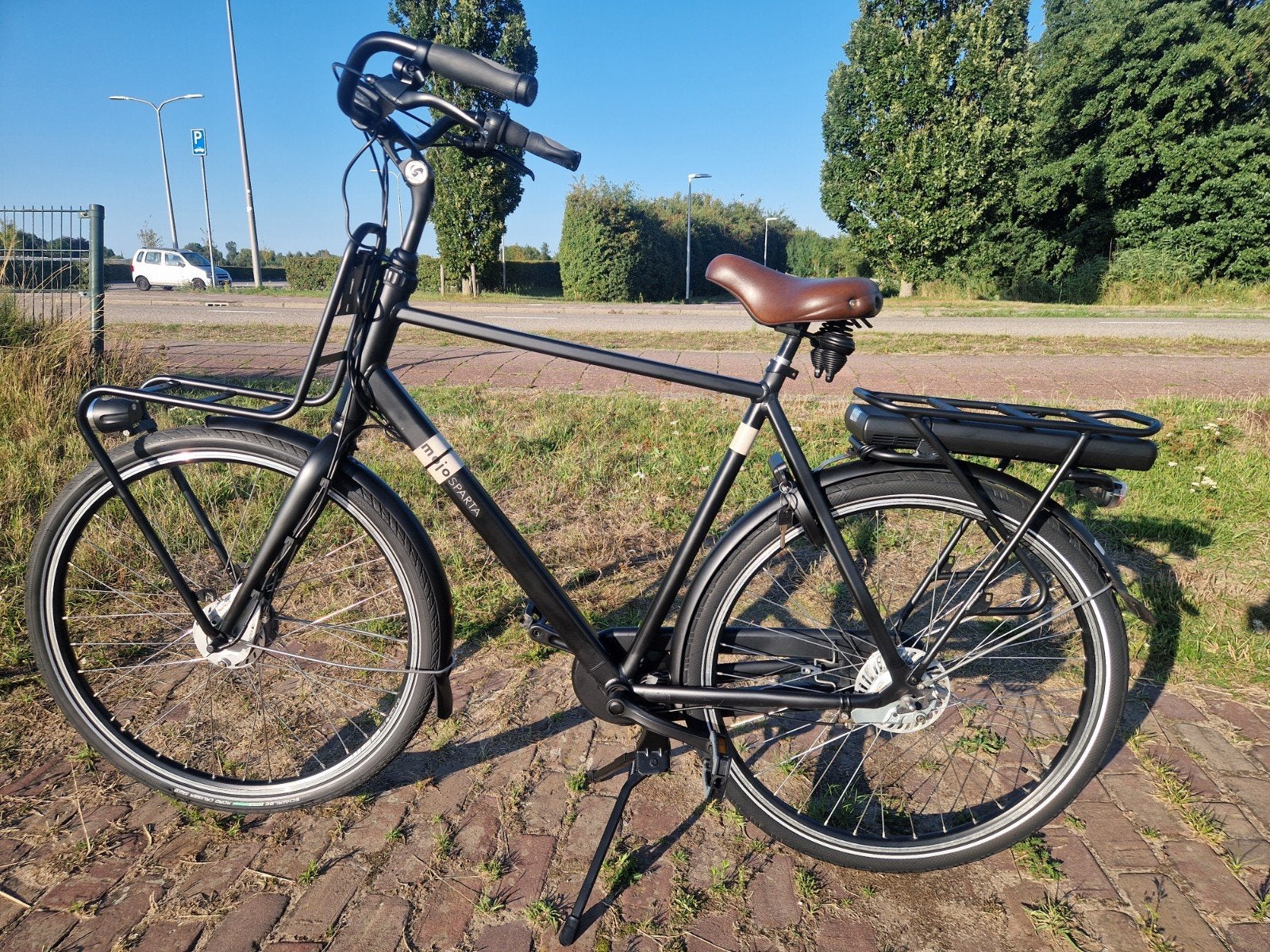 ELEKTRISCHE FIETS SPARTA MOJO (GOEDE ACCU)ANTILEK BANDEN, Ophalen, Zo goed als nieuw, Sparta