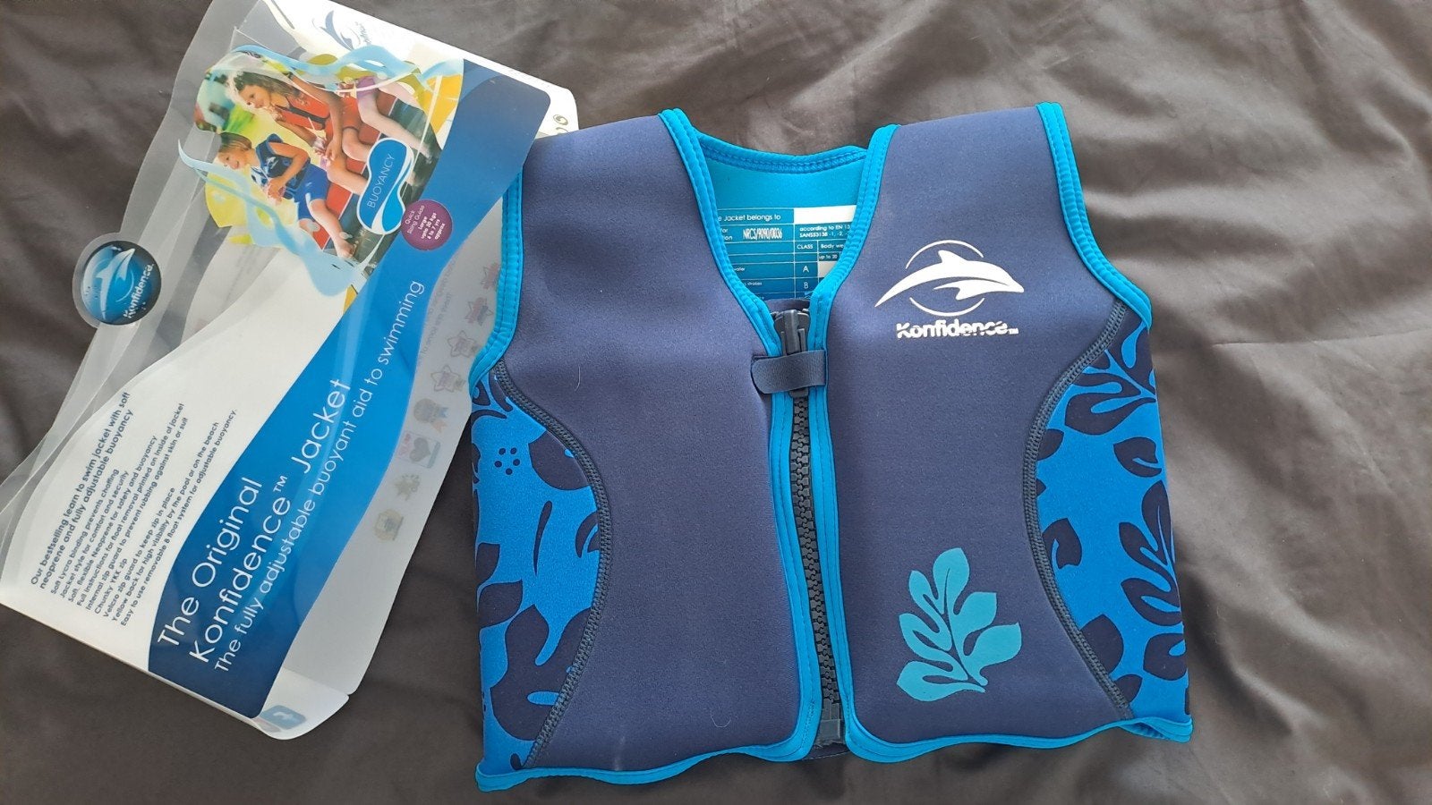 Konfidence zwemvest tot 30 kg - Zo goed als nieuw, Ophalen, Zo goed als nieuw, Kind, Reddingsvest of Zwemvest