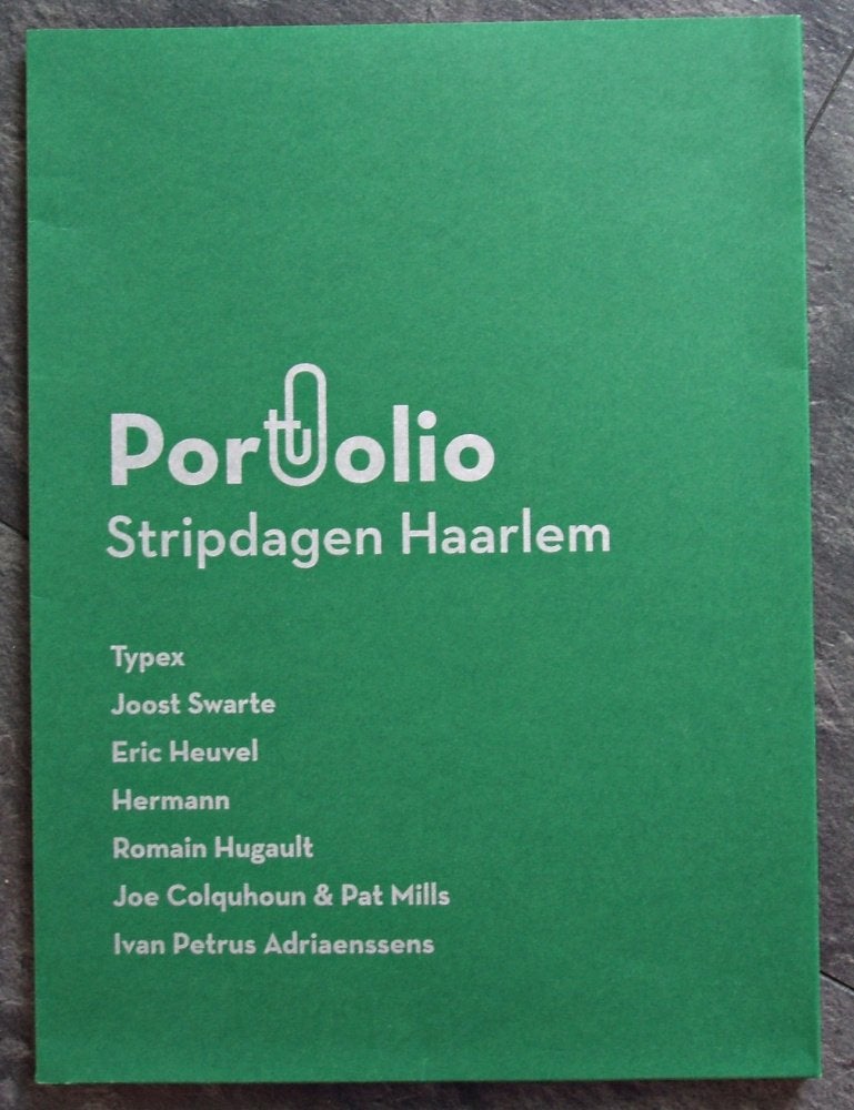 Portfolio Stripdagen Haarlem 2014 - Heuvel Swarte Hermann, Verzenden, Overige figuren, Zo goed als nieuw, Overige typen