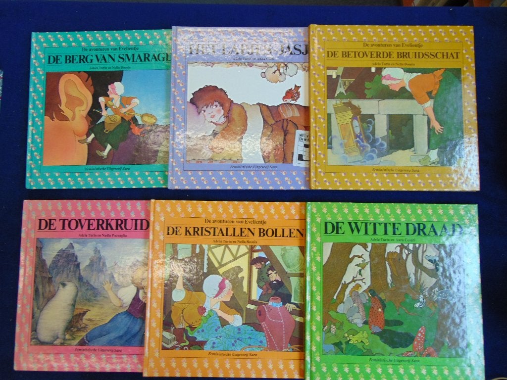 6x geïllustreerd feministisch sprookje Adela Turin;jaren '80, Boeken, Ophalen of Verzenden, Gelezen, Adela Turin