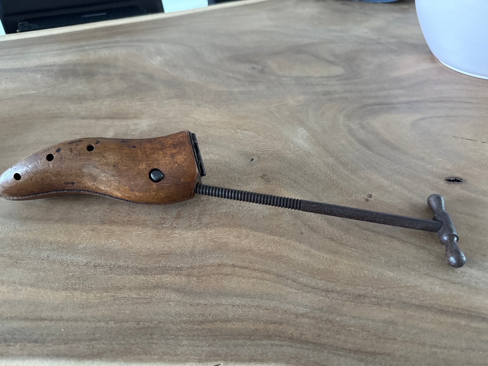Vintage houten schoenspanner, Ophalen of Verzenden