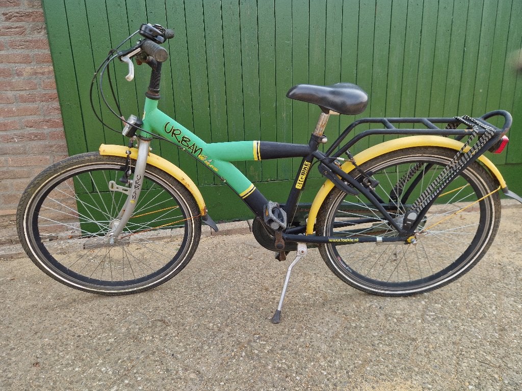 kinderfiets voor kind van ongeveer 7 jaar oud, Fietsen en Brommers, Fietsen | Jongens, Ophalen, Terugtraprem, Gebruikt, Onbekend