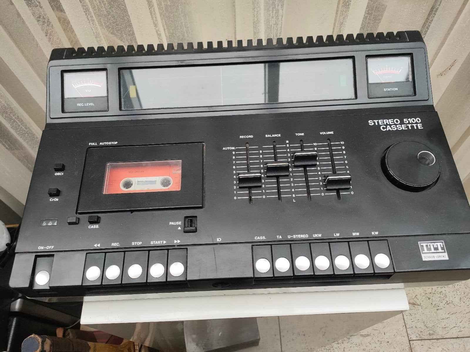 ITT Schaub Lorenz 5100 cassetterec. tuner, Ophalen of Verzenden, Enkel, Overige merken