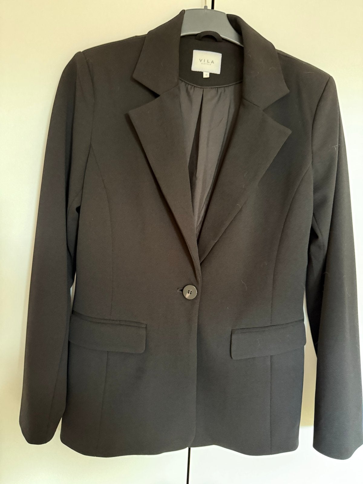 Vila Zwarte Blazer Dames - Maat S (Nieuw met etiket), Zwart, Nieuw, Ophalen of Verzenden, Jasje