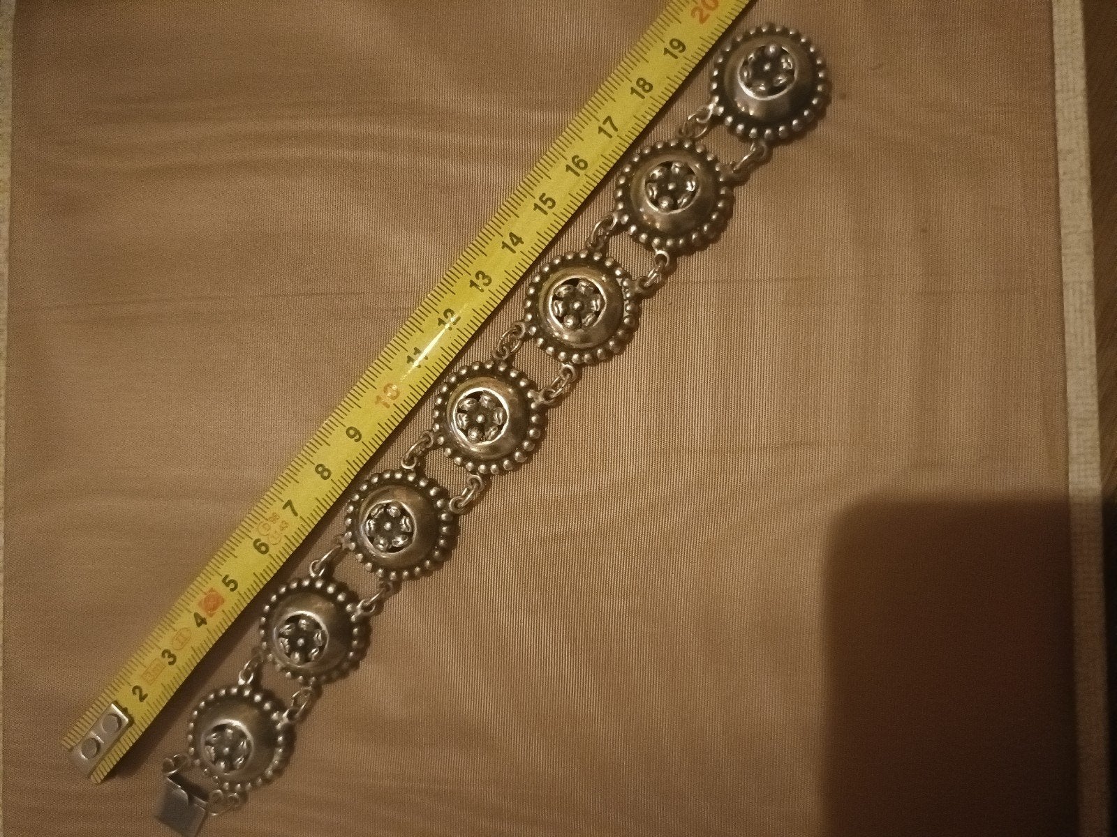 Vintage Dames Armband Zilver Fraai Model Zie Fotos, Ophalen of Verzenden, Zilver