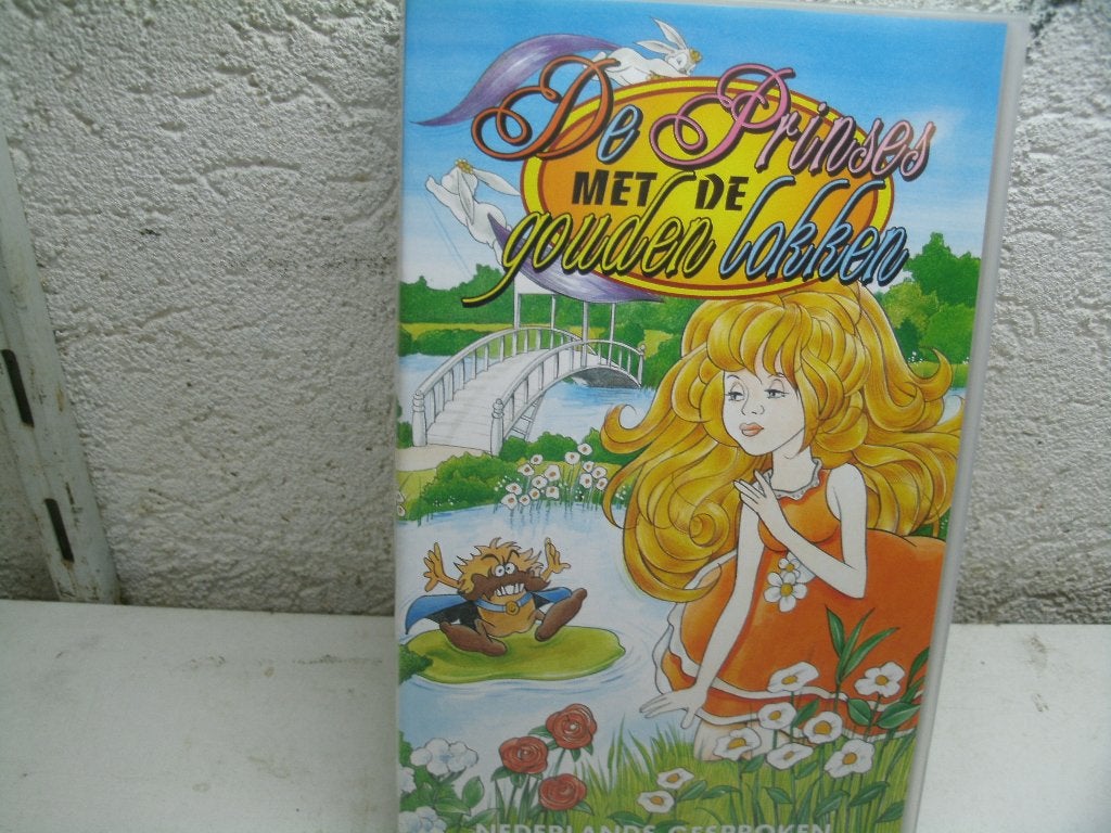 vhs 146a de prinses met de gouden lokken ned gespr, Cd's en Dvd's, Alle leeftijden, Ophalen of Verzenden, Gebruikt