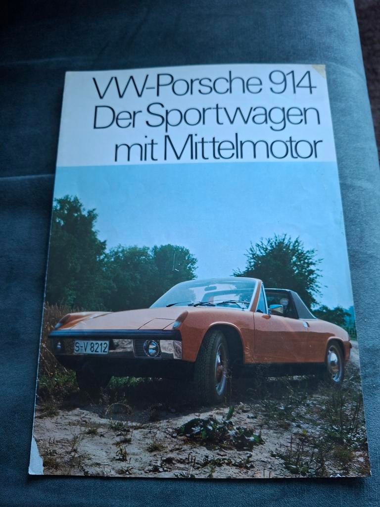 Porsche 914 1970, Ophalen of Verzenden, Gelezen, Porsche