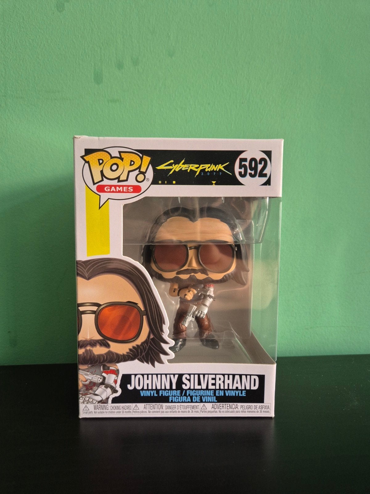 Funko Pop! Cyberpunk 2077 Johnny Silverhand #592, Verzamelen, Ophalen, Zo goed als nieuw