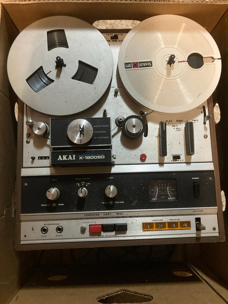 vintage Akai X-1800SD bandrecorder, Ophalen of Verzenden
