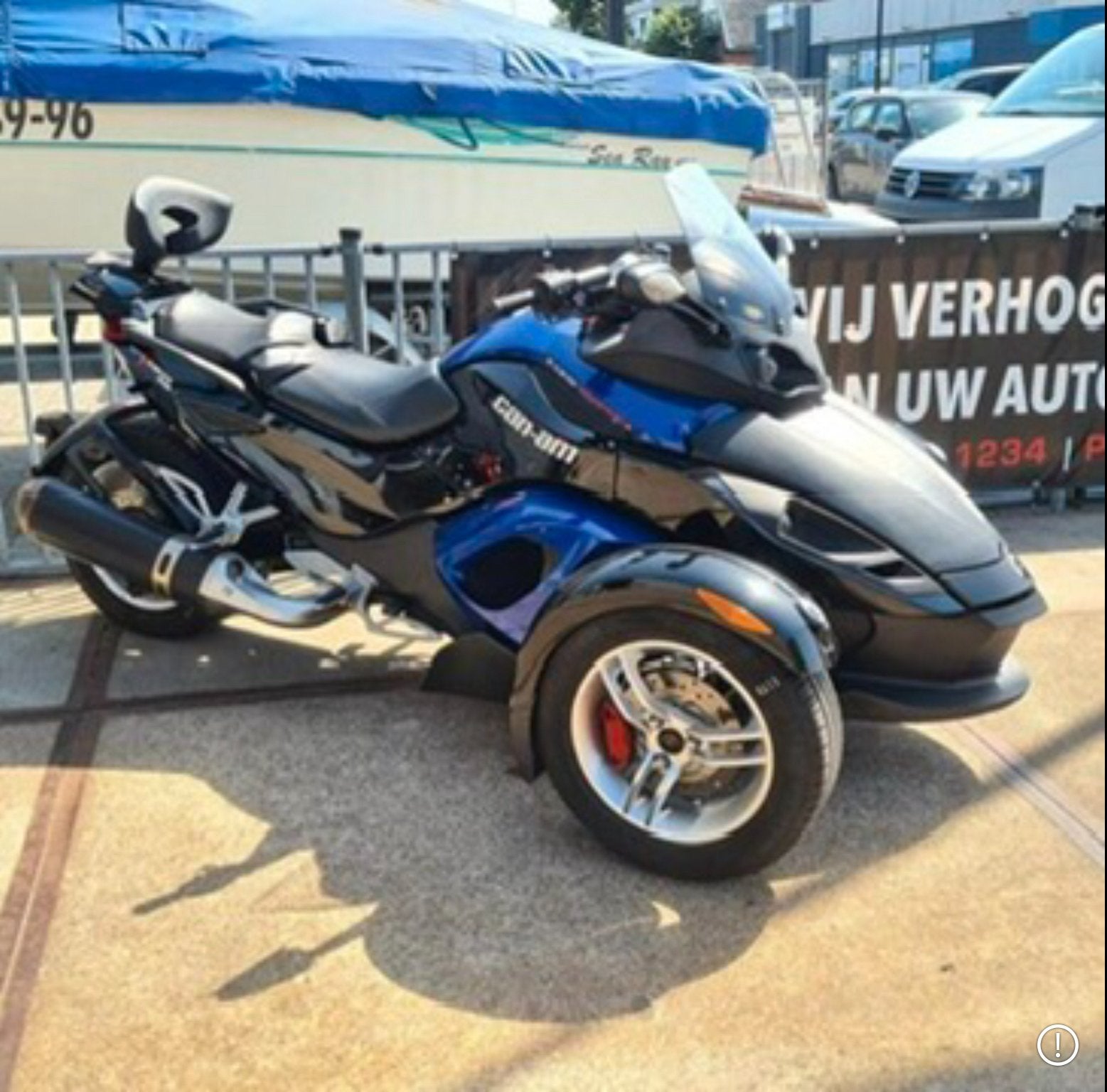 Can Am Spyder RS 1000cc, Ophalen, Gebruikt