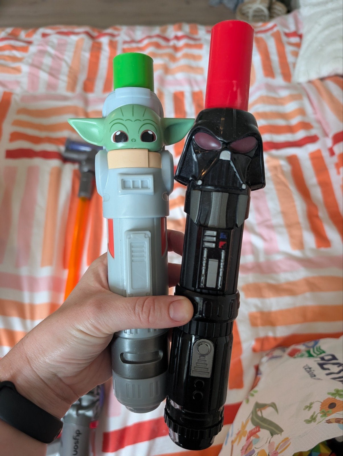 star Wars speelgoed zwaarden, Ophalen of Verzenden, Gebruikt, Actiefiguurtje