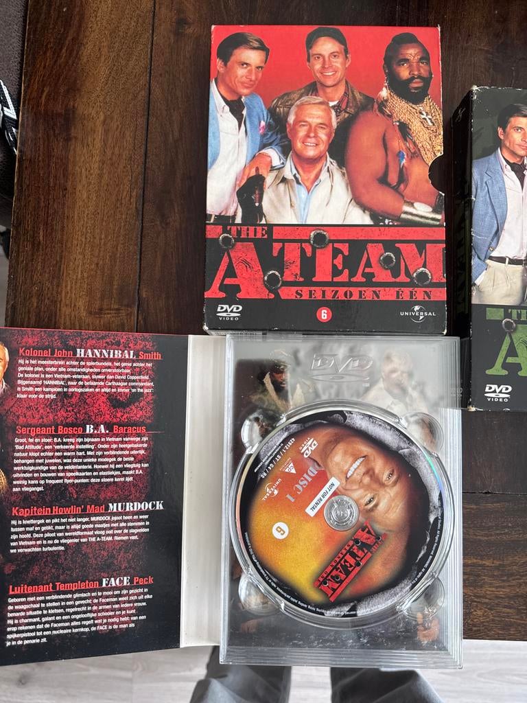 The A-Team Seizoen 1 & 2 & 3 DVD Boxset - Actie & Avontuur, Boxset, Ophalen of Verzenden, Zo goed als nieuw, Vanaf 6 jaar