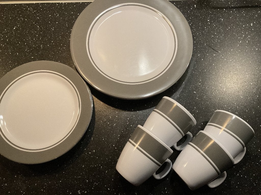 Campingservies, Ophalen, Gebruikt