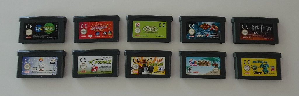 10 Nintendo Game Boy Advance Spellen, Spelcomputers en Games, Games | Nintendo Game Boy, 1 speler, Zo goed als nieuw, Vanaf 3 jaar